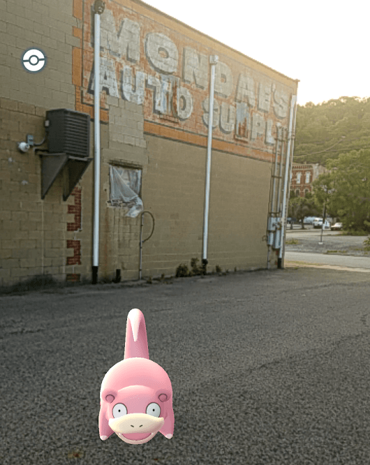 Photo of a slowbro (pokemon) in the West End.