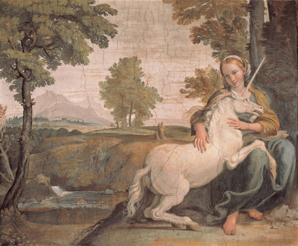 Domenichino / Maiden and Unicorn / 1602