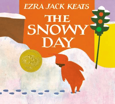 Book cover for The Snowy Day.