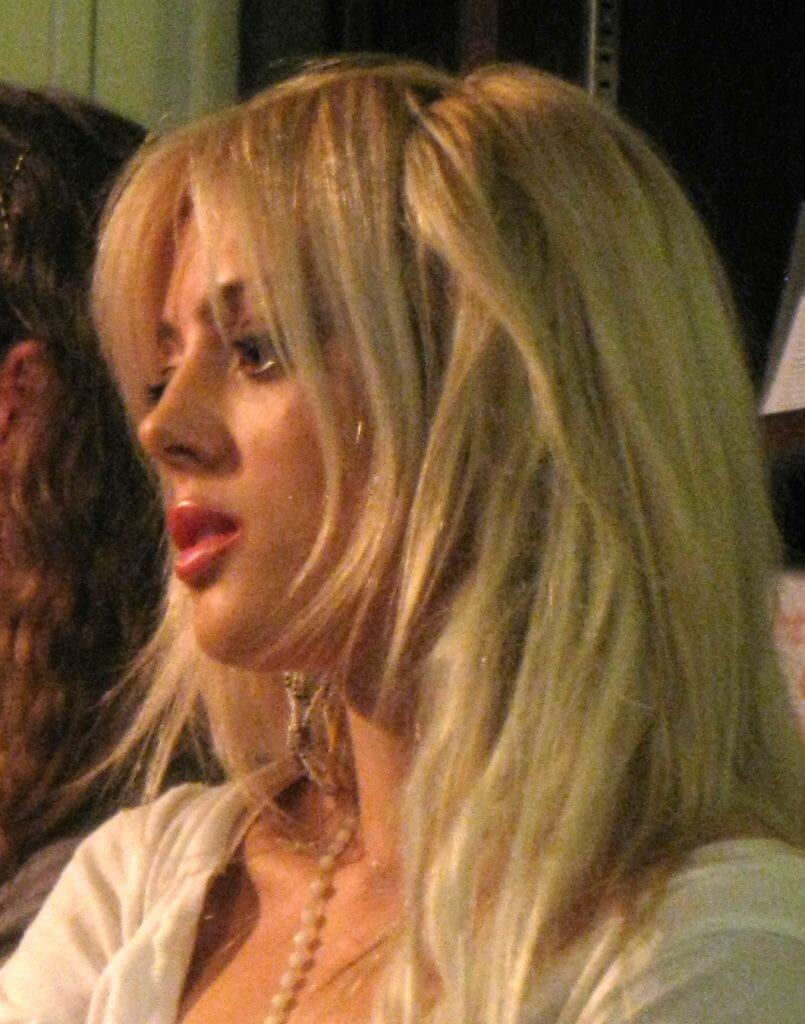 Cat Marnell at a panel in 2012. Photo from the Wikimedia Commons.