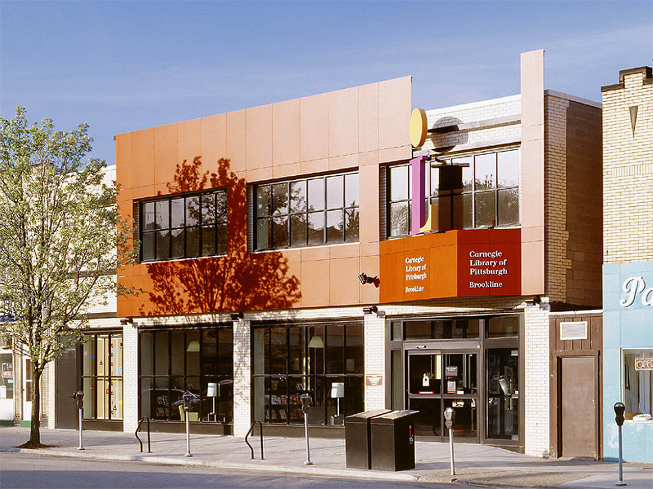 Front entrance exterior of CLP-Brookline.