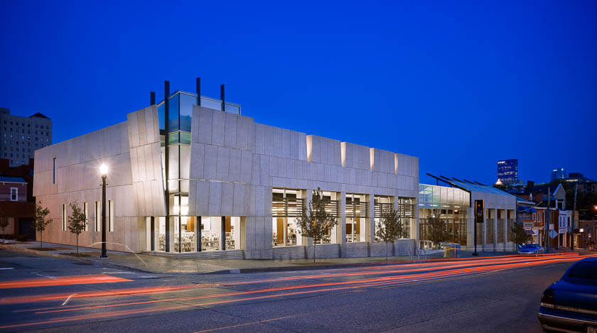 Exterior front entrance of CLP-Allegheny