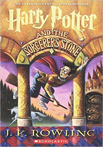 Cover art of Harry Potter and the Sorcerer's Stone by J.K. Rowling