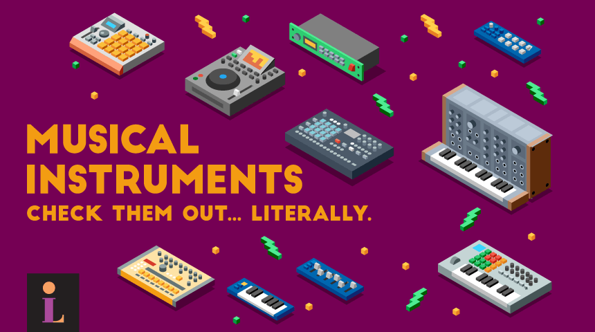 Musical Instrument Lending Library graphic