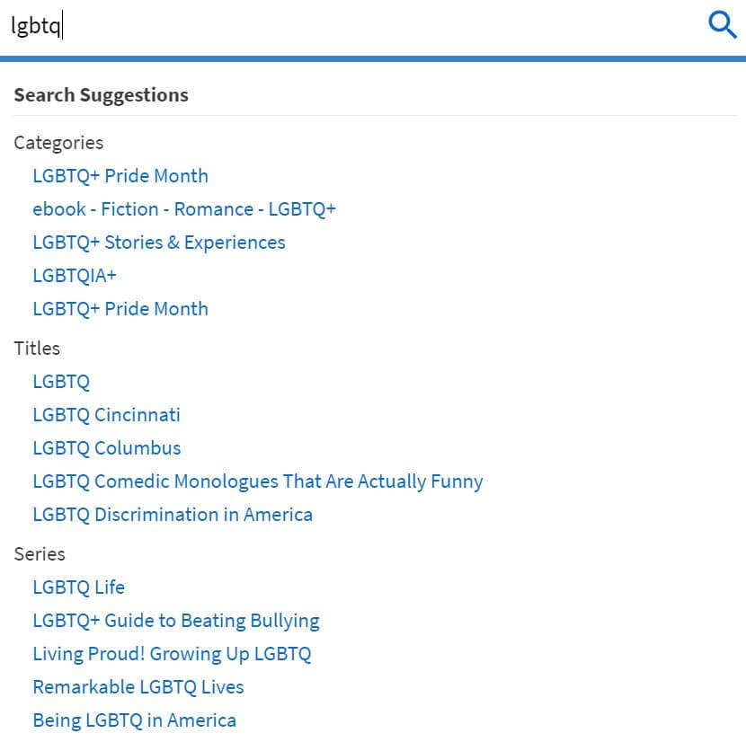 LGBTQ Search Results on Hoopla