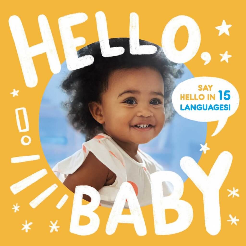 Book cover for "Hello Baby"