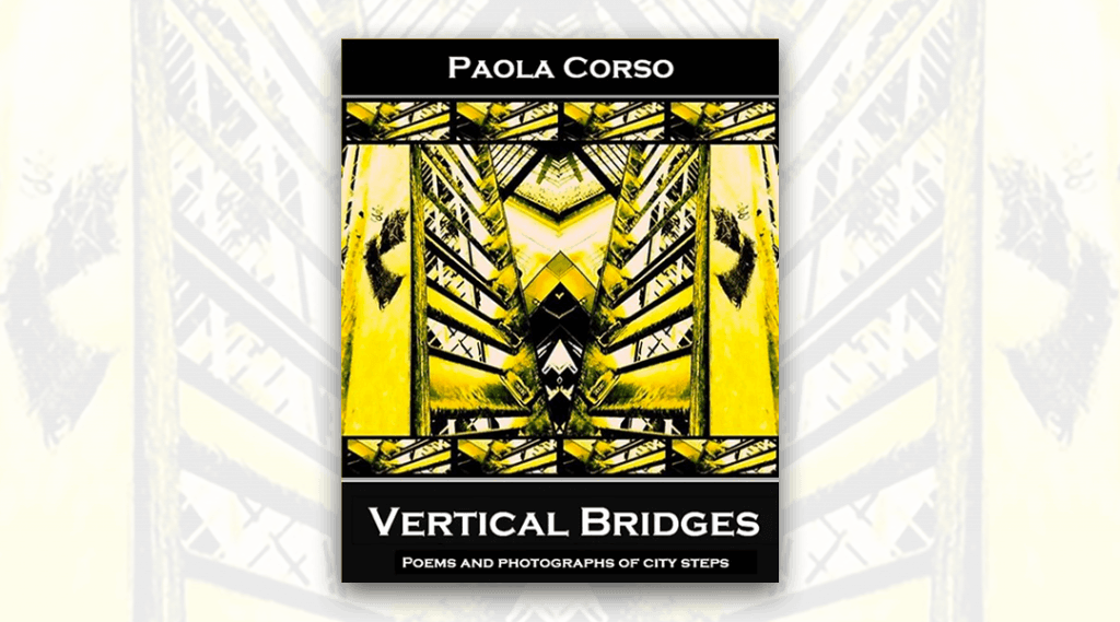 Vertical Bridges book cover featuring abstract yellow design