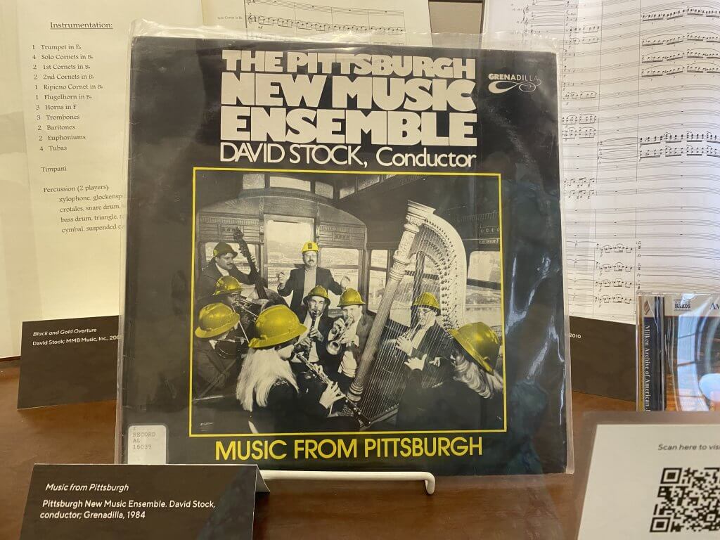 Album cover featuring a small musical ensemble on the Pittsburgh Incline